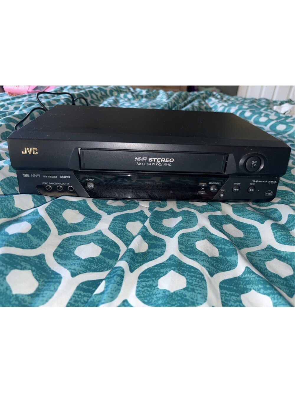 JVC HR-A592U 4-Head Hi-Fi Stereo VCR No Remote - Tested & Works